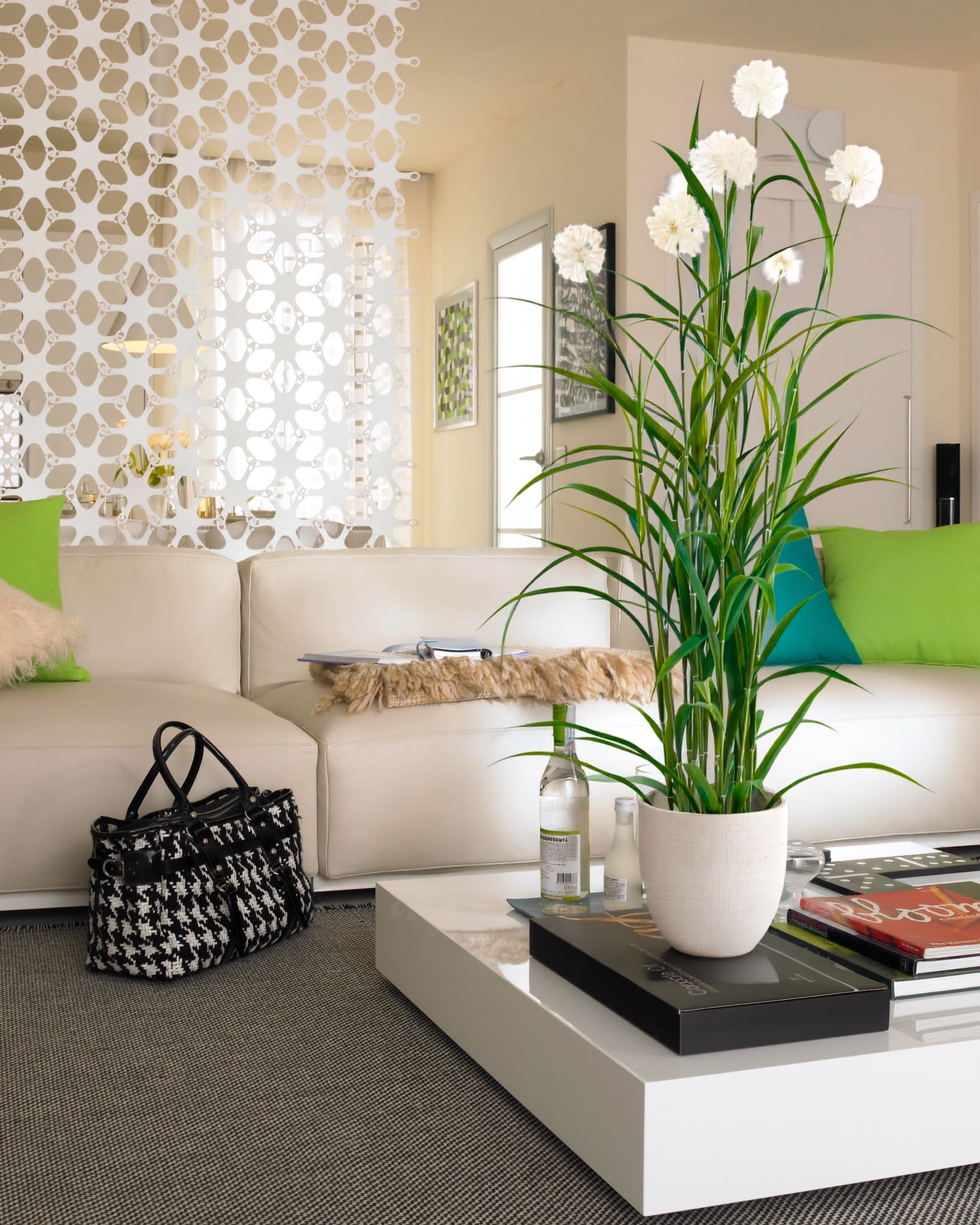 Pianta artificiale agapanthus